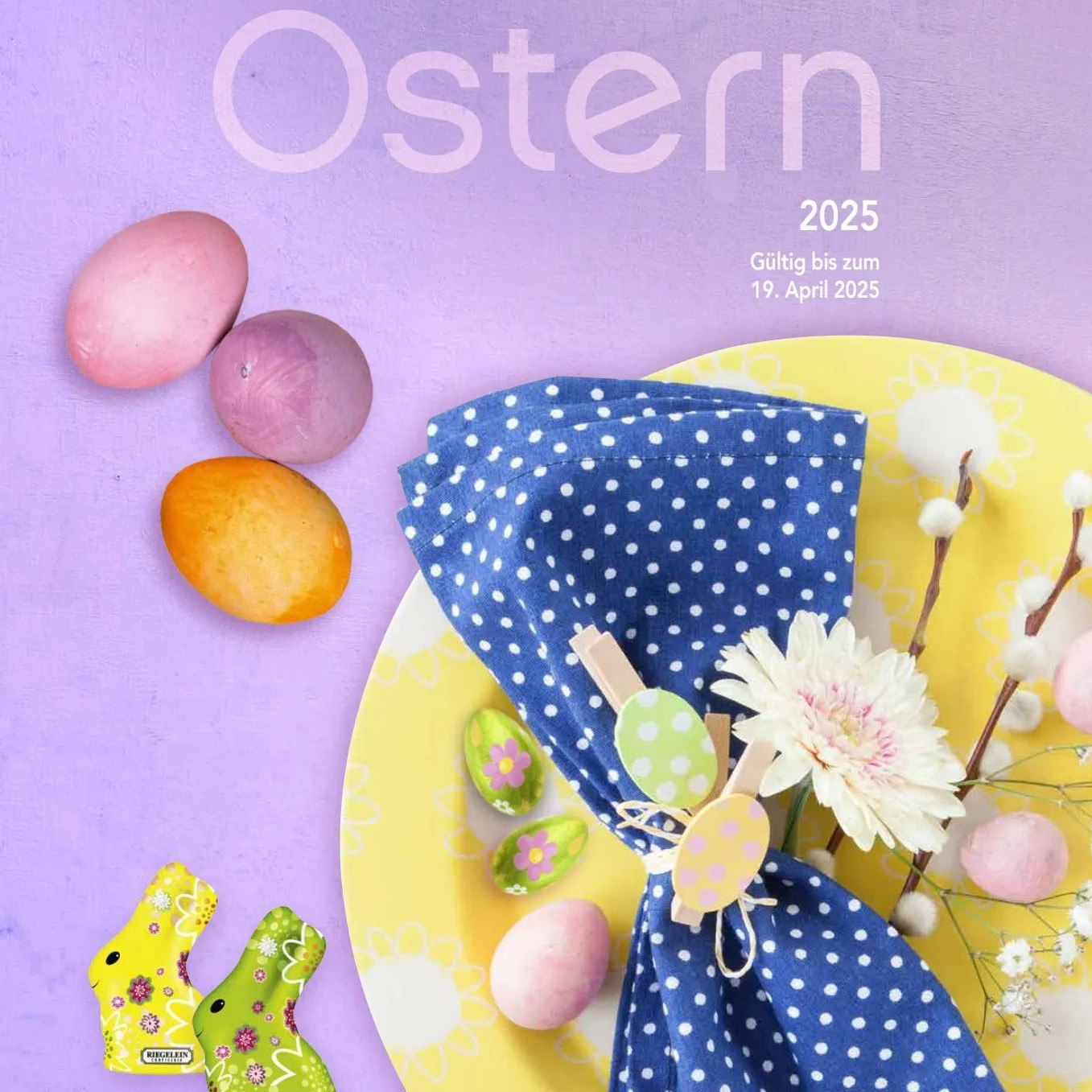 Osterkatalog, Ostereier, Schokohasen